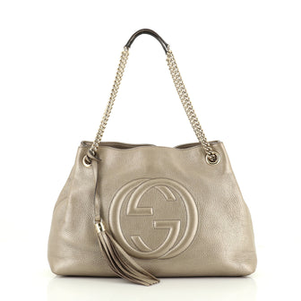 Gucci Soho Chain Strap Shoulder Bag Leather Medium