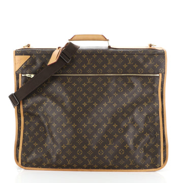 Louis Vuitton Garment Carrier Bag Monogram Canvas Two Hangers