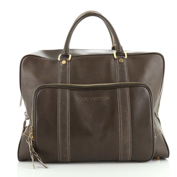 Louis Vuitton Bequia 24 Hour Suitcase Bag Nomade Leather 