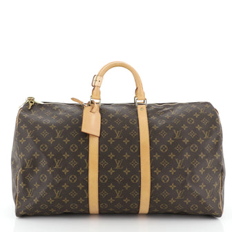 Louis Vuitton Keepall Bag Monogram Canvas 55