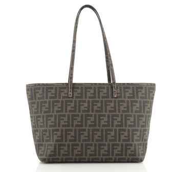 Fendi Roll Tote Zucca Coated Canvas Medium