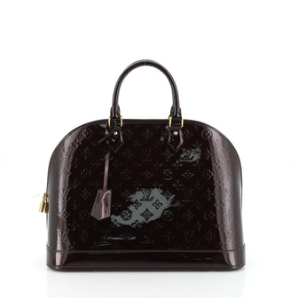 Louis Vuitton Alma Handbag Monogram Vernis GM