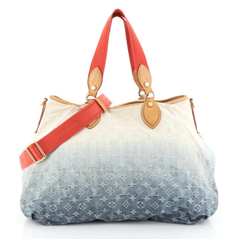 Louis Vuitton Sunlight Handbag Denim 