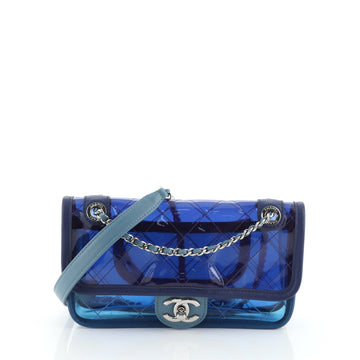 Chanel Coco Splash Flap Bag Quilted PVC With Lambskin Small