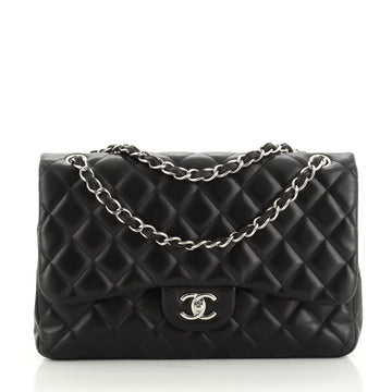 Chanel Classic Double Flap Bag Quilted Lambskin Jumbo