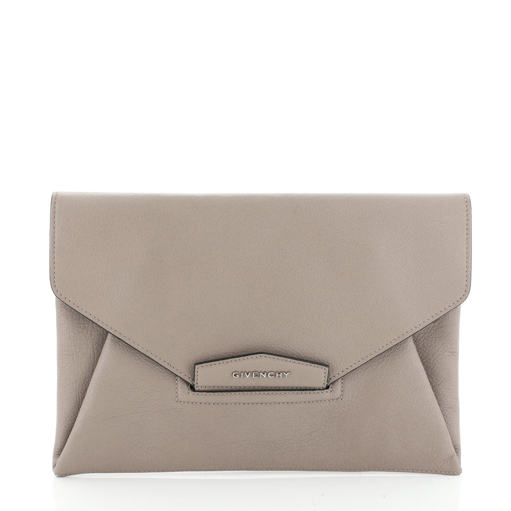 Antigona Envelope Clutch Blue Grey - ShopperBoard