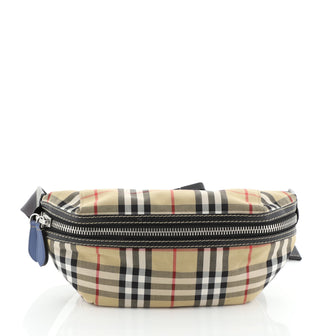 Burberry Bum Bag Vintage Check Canvas Medium