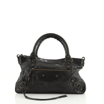 Balenciaga First Classic Studs Bag Leather 