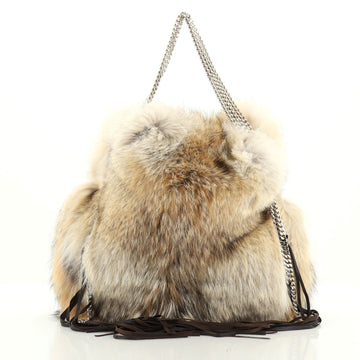 Christian Louboutin Marianna Rider Tote Fur Large