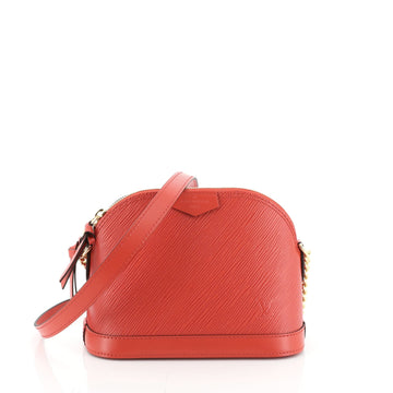 Louis Vuitton Alma Chain Handbag Epi Leather Mini
