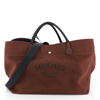 Hermes Cavalier Carryall Tote Toile Large