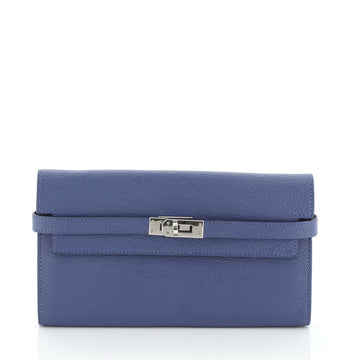 Hermes Kelly Wallet Chevre Mysore Long