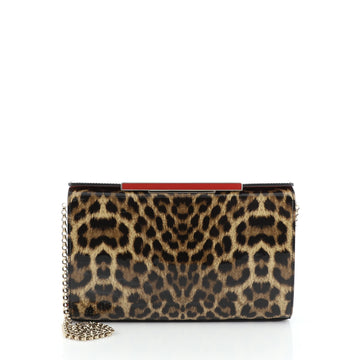 Christian Louboutin Vanite Clutch Printed Patent Small