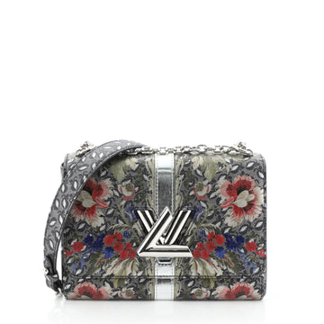 Louis Vuitton Twist Handbag Limited Edition Floral Print Epi Leather MM