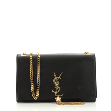 Saint Laurent Classic Monogram Tassel Crossbody Bag Leather Medium