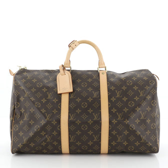 Louis Vuitton Keepall Bag Monogram Canvas 50