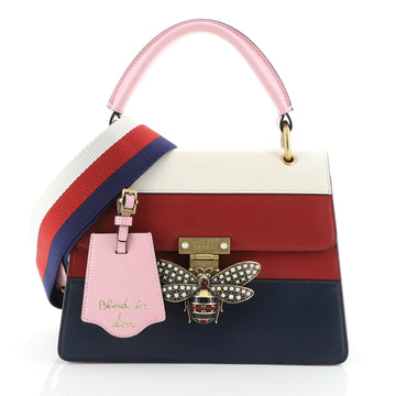Gucci Queen Margaret Top Handle Bag Colorblock Leather Small