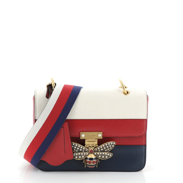 Gucci Queen Margaret Flap Bag Colorblock Leather Medium
