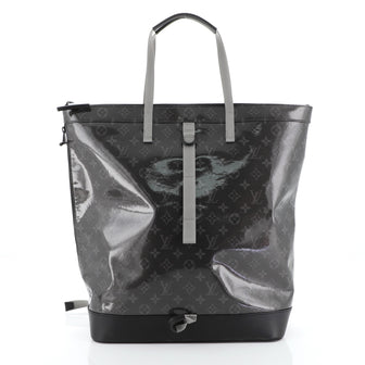 Louis Vuitton Zipped Tote Limited Edition Monogram Glaze Eclipse Canvas 