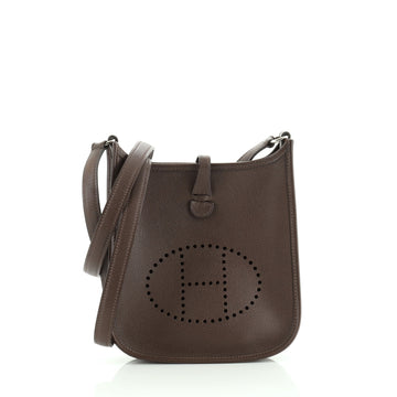 Hermes Long Strap Evelyne Crossbody Bag Epsom TPM