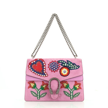 Gucci Dionysus Bag Embellished Suede Medium