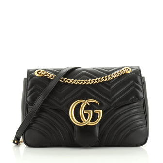 Gucci GG Marmont Flap Bag Matelasse Leather Medium