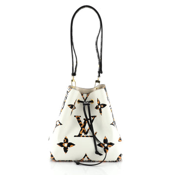 Louis Vuitton NeoNoe Handbag Limited Edition Jungle Monogram Giant 