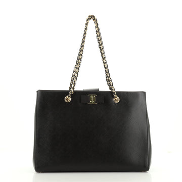 Salvatore Ferragamo Melike Tote Saffiano Leather Medium