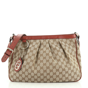 Gucci Sukey Messenger Bag GG Canvas Medium