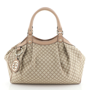 Gucci Sukey Tote Diamante Canvas Medium