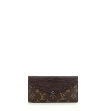 Louis Vuitton Marie-Lou Wallet Monogram Canvas and Epi Leather Long
