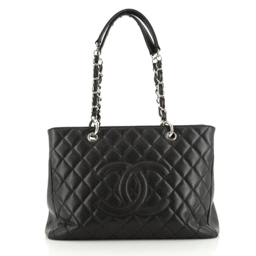 Chanel Grand Shopping Tote Quilted Caviar 