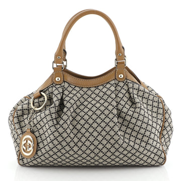 Gucci Sukey Tote Diamante Canvas Medium