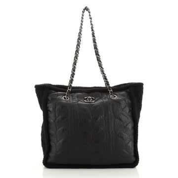 Chanel Chic Knit Tote Sheepskin and Wool Medium