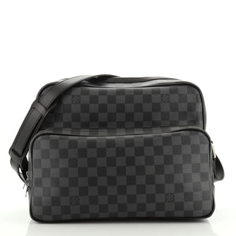 Louis Vuitton Leoh Messenger Bag Damier Graphite 