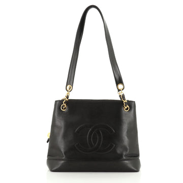 Chanel Vintage Timeless CC Charm Shoulder Bag Leather Medium