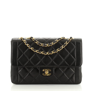 Chanel Vintage CC Chain Flap Bag Quilted Lambskin Medium