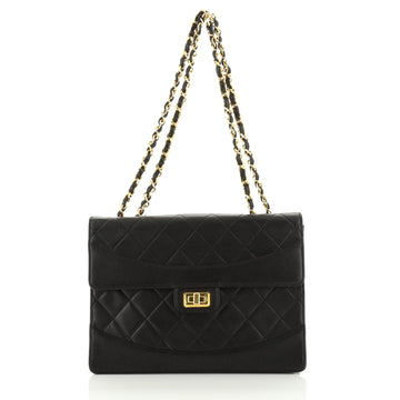 Chanel Vintage Mademoiselle Flap Bag Quilted Lambskin Medium