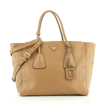 Prada Twin Pocket Tote Vitello Soft Medium