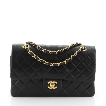 Vintage Classic Double Flap Bag Quilted Lambskin Medium