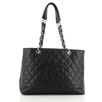 Chanel Grand Shopping Tote Quilted Caviar 