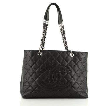 Chanel Grand Shopping Tote Quilted Caviar 