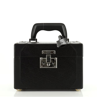 Gucci Vintage Jewelry Box Guccissima Leather 