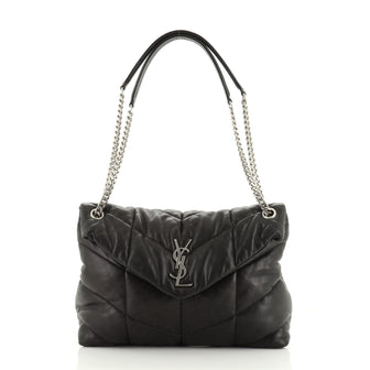 Saint Laurent LouLou Puffer Shoulder Bag Quilted Leather Medium
