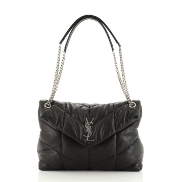 Saint Laurent LouLou Puffer Shoulder Bag Quilted Leather Medium