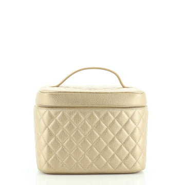 Chanel Cosmetic Case Quilted Calfskin Small