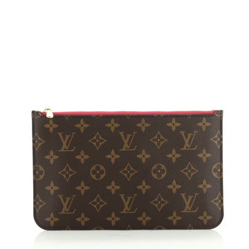 Louis Vuitton Neverfull Pochette Monogram Canvas Large
