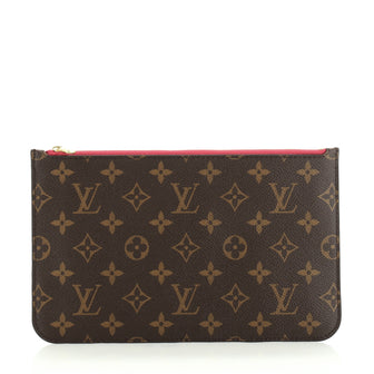 Louis Vuitton Neverfull Pochette Monogram Canvas Large