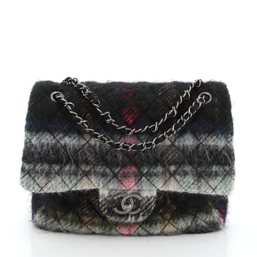 Chanel Paris-Edinburgh Tartan Day Flap Bag Quilted Wool Large