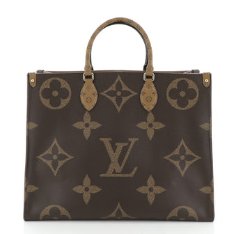 Louis Vuitton OnTheGo Tote Limited Edition Reverse Monogram Giant 